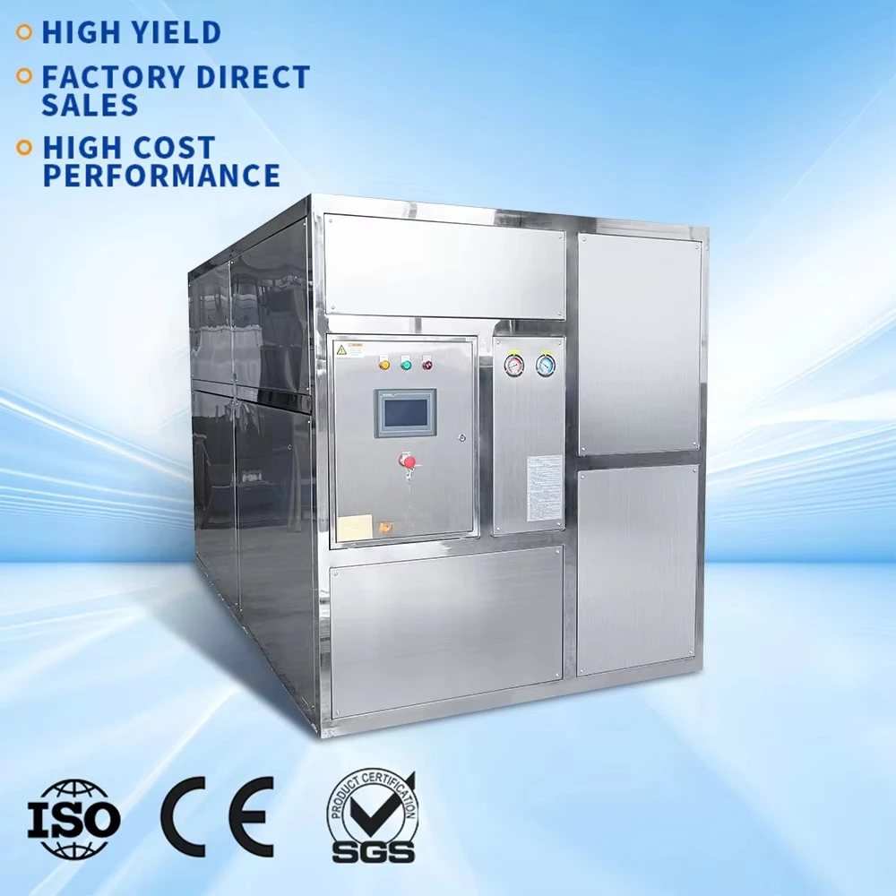 FOODLINE Customized Industrial Ice Machine with Automatic Packaging Electronic Compressor PLC Core Components for Ice Business
