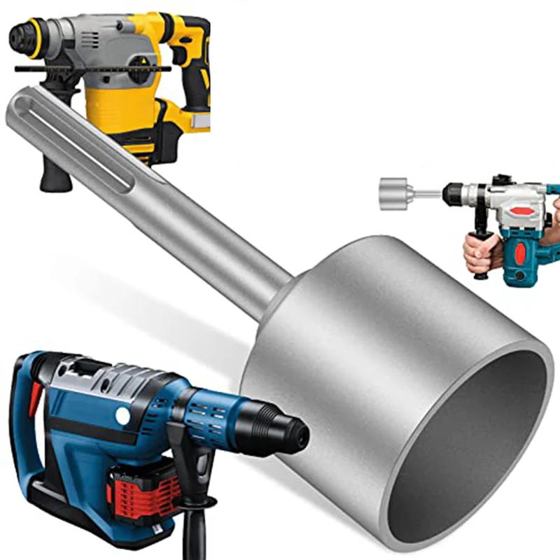 A43F-SDS-Max Driver per asta di terra, driver per punta da trapano in acciaio resistente, per aste di messa a terra per trapano a percussione