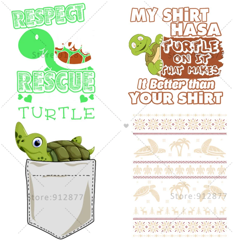 Heat Transfers Mother Of Turtles My Turtle Is Not An Option Turtle Is A Necessity Santa's Turtle I'D Rather Be With My Turtle