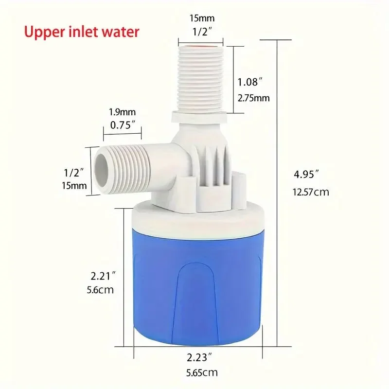 Fully Level Control Float Valve 1/2 Auto Shut Off Automatic Water Stop Automatic Water Make-up Controller Kf