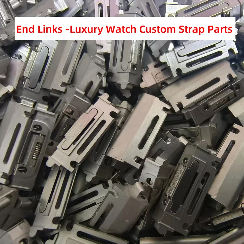 Wholesale brand watchs Strap Inserts End Links for Hublot PP IWC Cartier Richard Mille Roger Dubuis APWatch Band Adapters parts