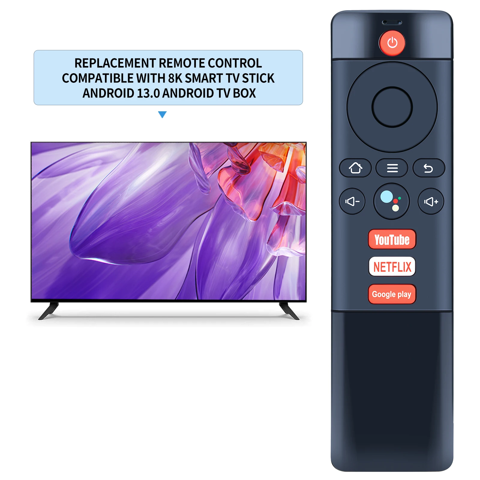 Новый голосовой пульт дистанционного управления для телеприставки 8K Smart TV Stick Android 13.0
