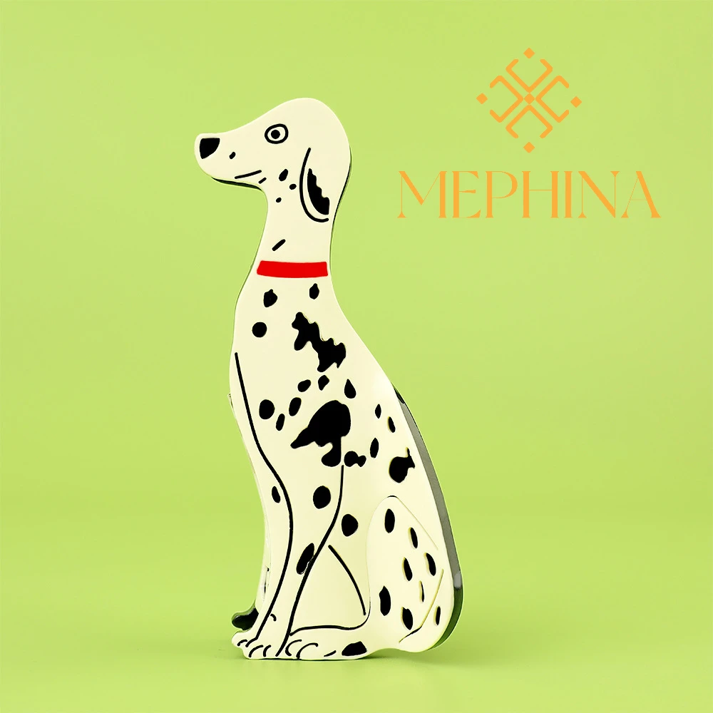 

MEPHINA Animal Series Hair Claw Clips Dalmatian Dog Hair Claws Puppy Hair Clips Cute Classy Hair Claws Accessories for Women