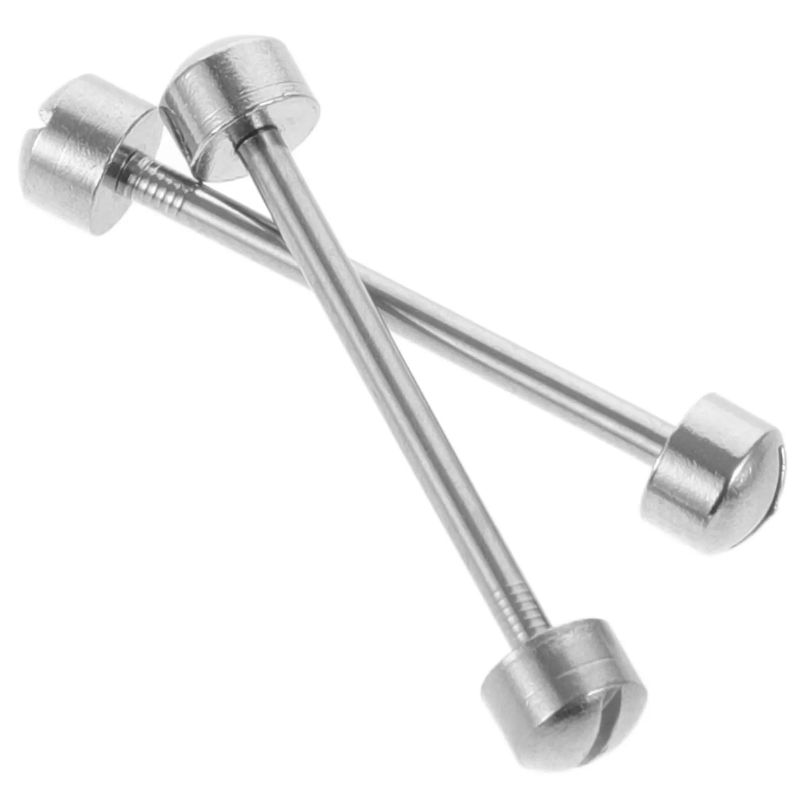 

2 Pcs Watch Connection Rod Link Screw Tube Part Tool Connecting Band Rods Mechanical Accessories Adjustment Kit Nurse for Parts