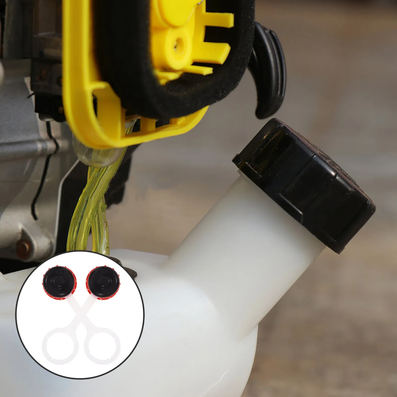 

2 шт. универсальные утолщенные резиновые прокладки для крышки топливного бака, герметичные, для газонокосилок и малогабаритных садовых двигателей