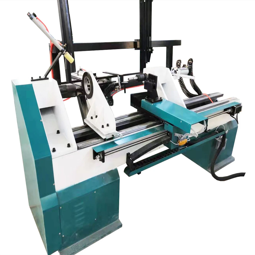 Cnc Wood Turning Lathe Machine with Automatic Loading System New Product Wood Working Machinery