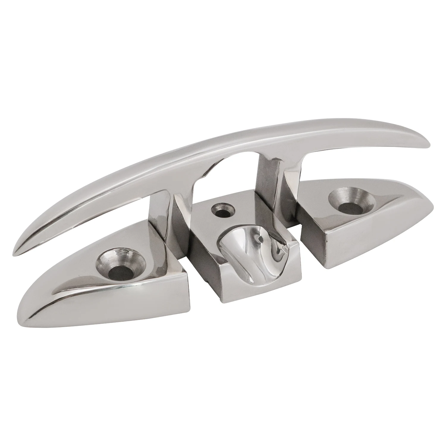 5 Inch Boat Flip Up Cleat Stainless Steel 316 Deck Folding Flush Dock Mount Cleat Mooring Rope Cleat