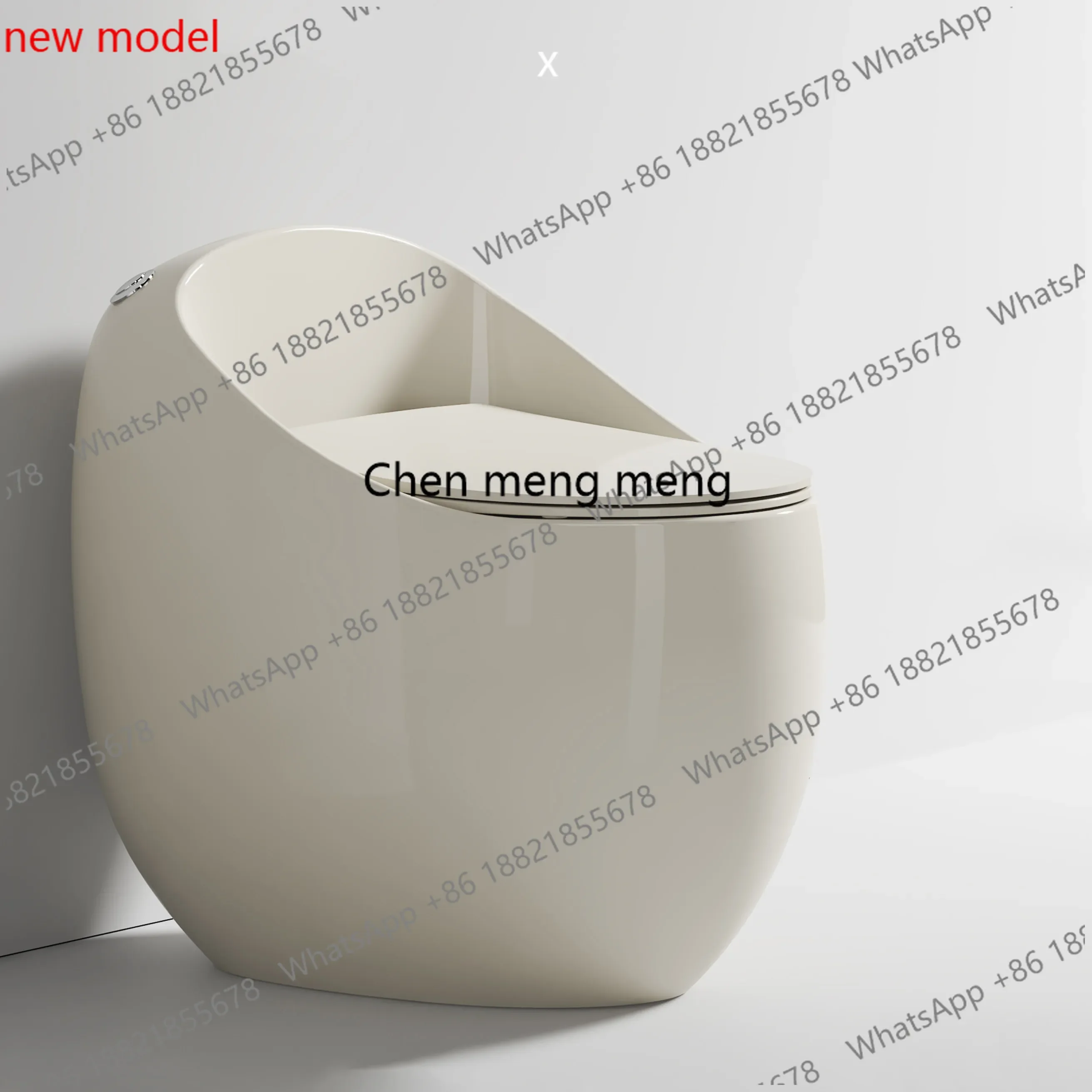N138Ordinary toilet siphon type large impulse large pipe small apartment household toilet