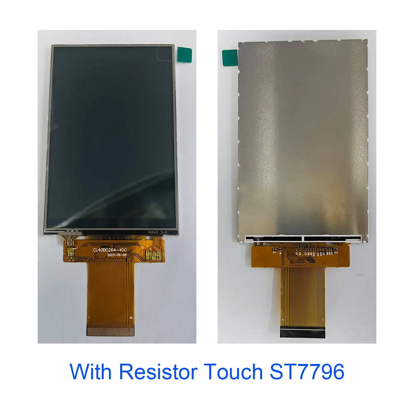 4인치 TFT IPS LCD 디스플레이 모듈 320x480 40핀 ST7796 또는 ILI9488 제어 SPI 8080 MCU 인터페이스