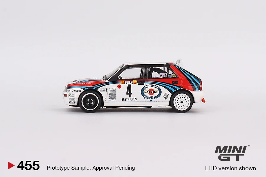 MINI GT 1:64 1992 Lancia Winner Rally car Martini simulation alloy car model display boy gift