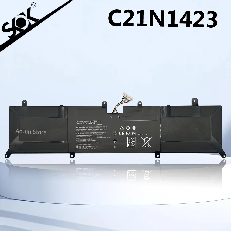 

C21N1423 Аккумулятор для ноутбука ASUS X302L X302LJ X302LA R301LA F302LJ F302U X302LJ-R4073/R4036H 7,6 В 38WH 4-элементный