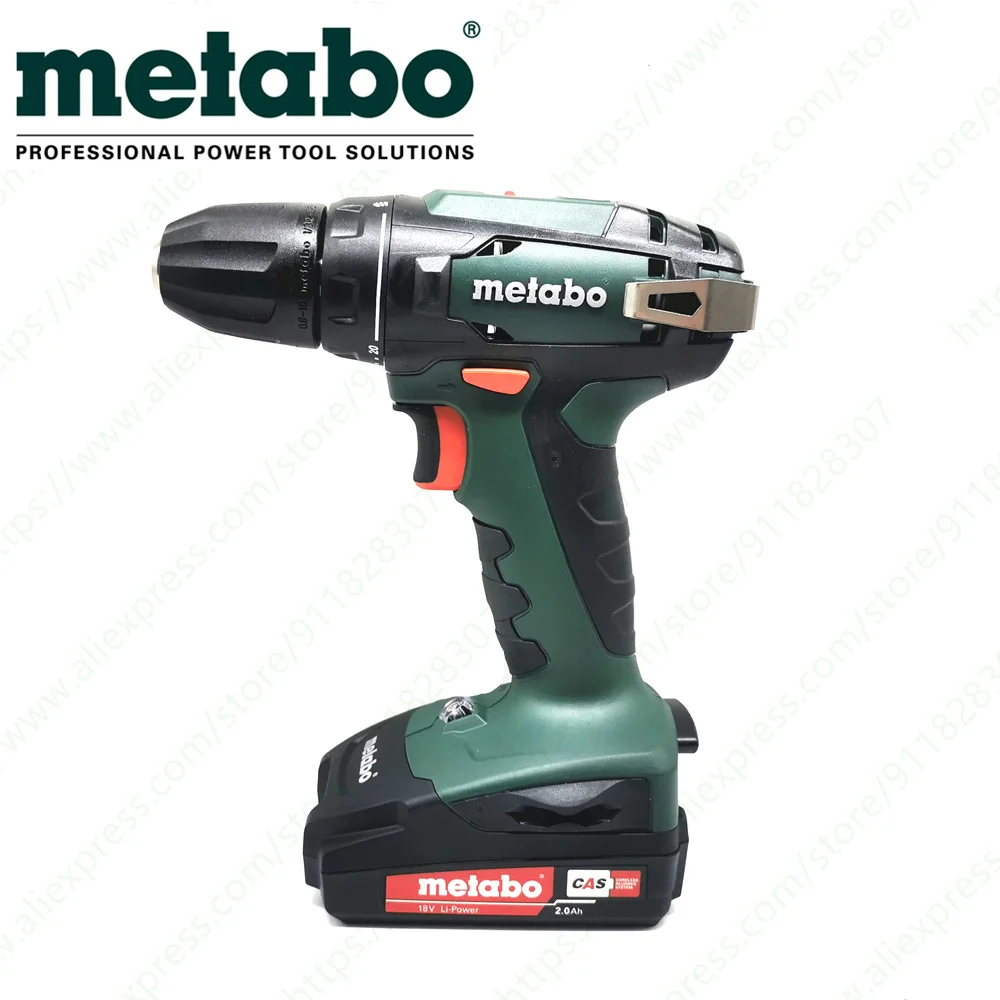 Metabo BS 18 Lithium Battery 18V Max 20V Rechargeable Hand Drill Screwdriver Power Tools