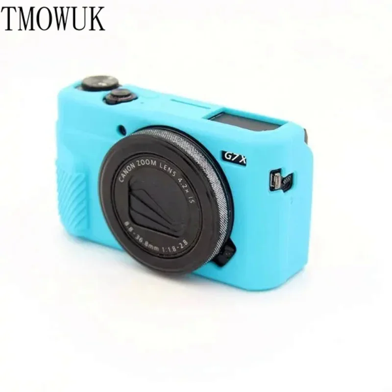 New Camera Silicone Case For Canon G7XII G7X II G7X Mark 2 G7X III G7X3  G7X Mark 3 Rubber Protective Body Cover bag Camera Skin