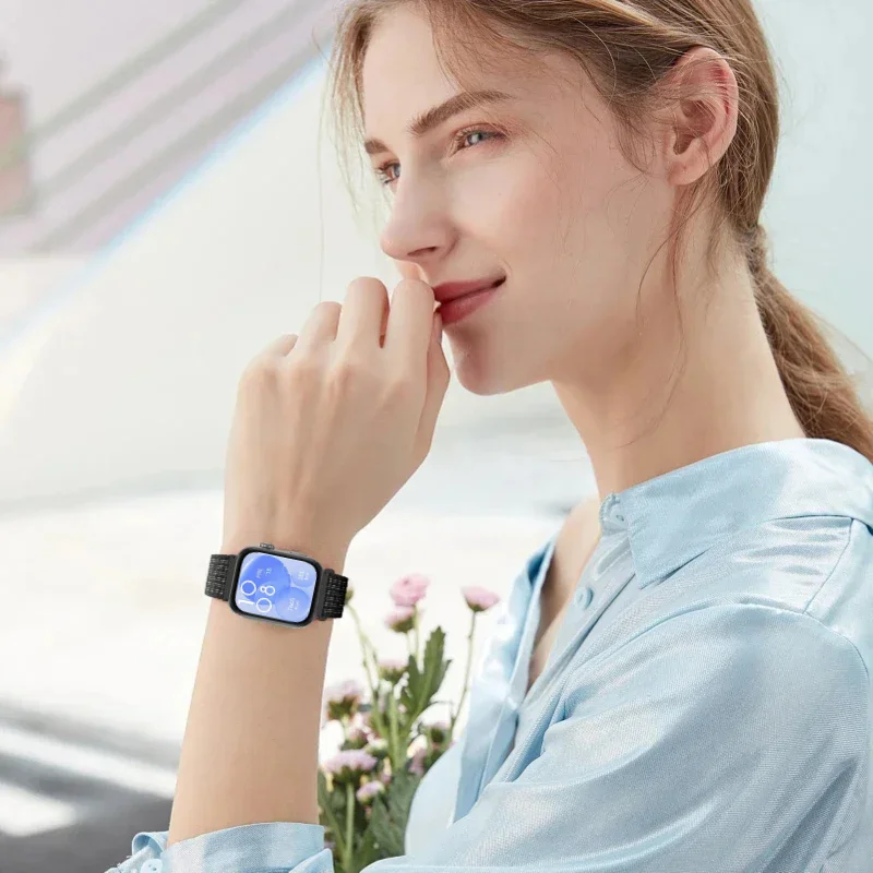 Cinturino in Nylon per Huawei Watch Fit 3 cinturino sportivo cinturino di ricambio traspirante per Huawei Watch Fit 3 accessori per cinturini