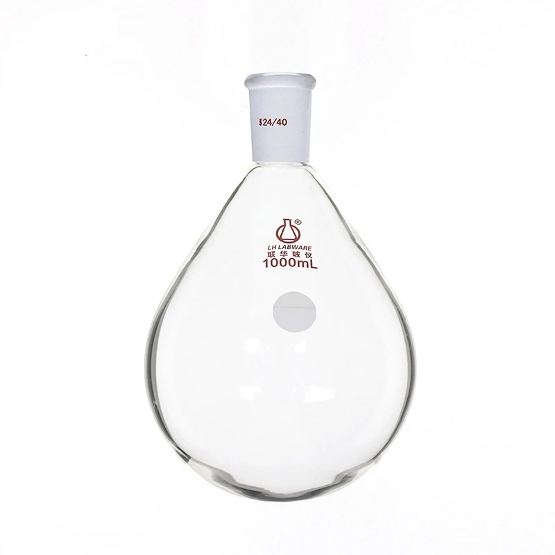 Eggplant-shaped Flask: Distillation Flask Eggplant Bottle 25/50/100/250/500/1000/2000/3000ml