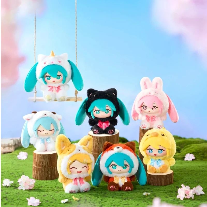 

Виниловая плюшевая кукла Мику, слепая коробка, милые лесные животные, кукла, дорожная сумка, подвеска, украшение, подарок для девочки, сюрприз, модная игрушка в подарок