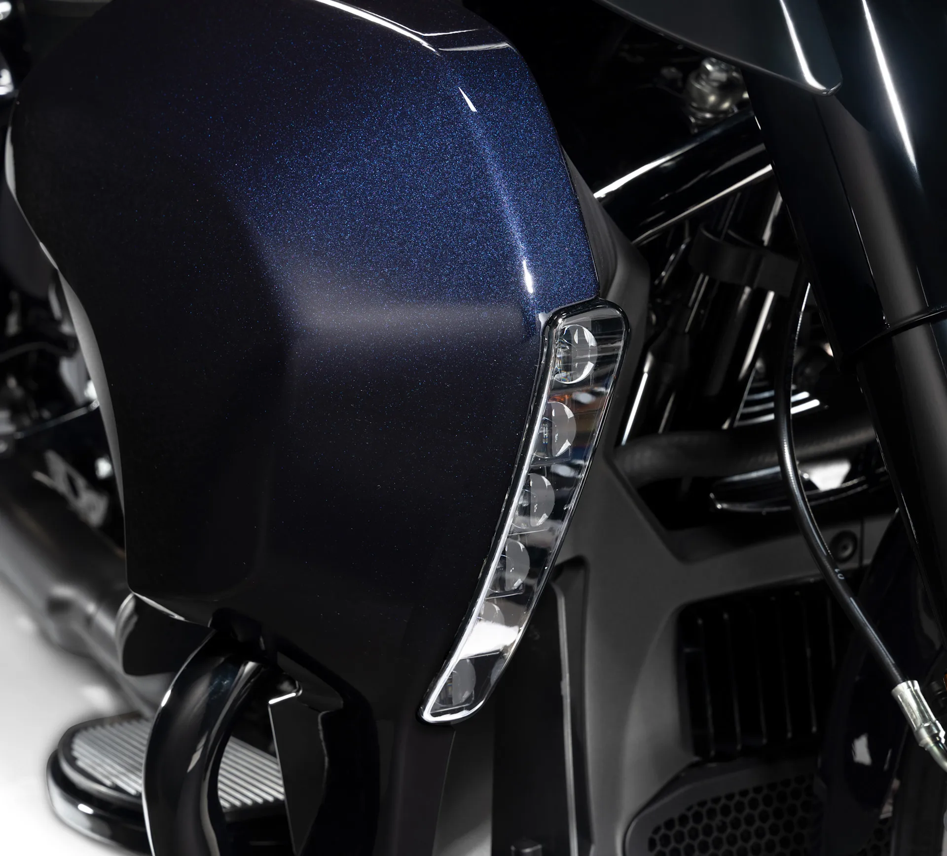LED Fog Lights Front Kit with Turn Signals for Harley Davidson Electra Glide Road Glide 2023-2026 Motorcycle Accessories view 3