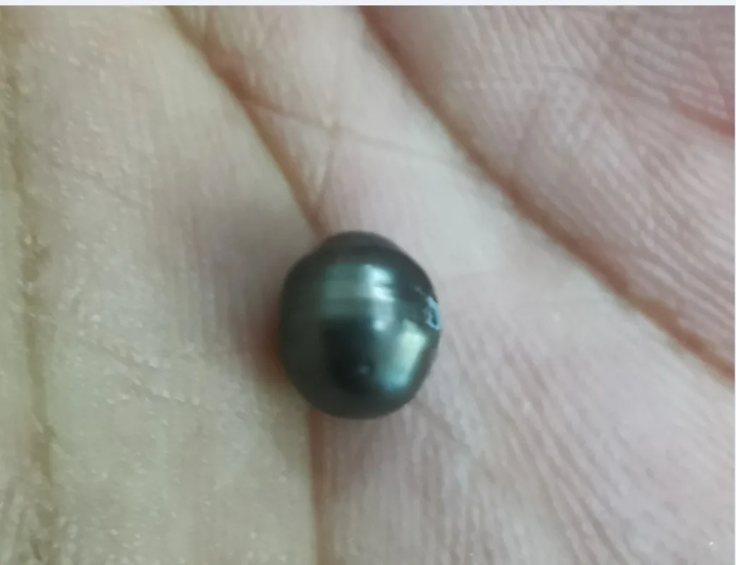 

Charm 6.543x7.587mm Black Loose Pearls Full Drilled DIY