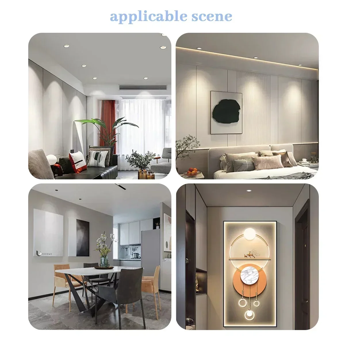 10 قطعة LED الأضواء لمبة GU10 AC220V 110 فولت 8 واط 120/38 درجة شعاع زاوية عالية التجويف داخلي LED توفير الطاقة أضواء لمبة