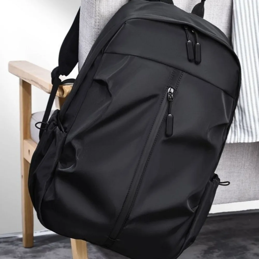 Fashion Oxford Cloth Men's Backpack Large Capacity Waterproof Students School Bag All-match with USB Port Laptop Backpack Sports