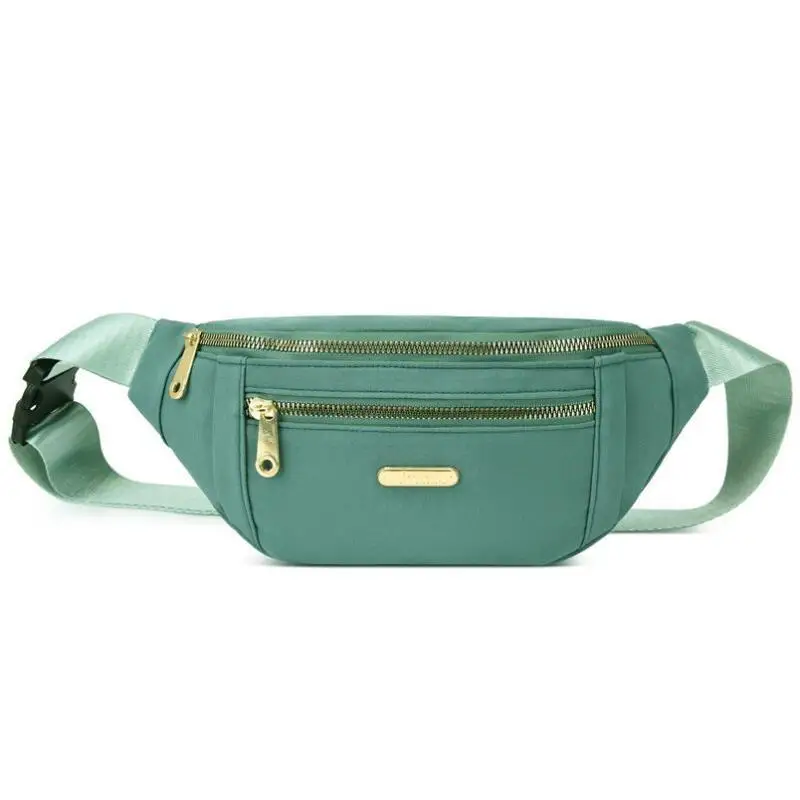 Nylon Sport Waist Bag Multi-Layer Fashion Chest Bag