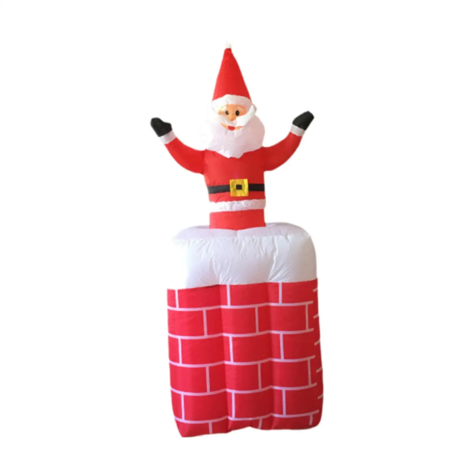 

Santa Inflatable 5 ft Party Supplies Holiday Decor Gifts Chimney Santa Claus Statue for Patio Indoor Holiday Balcony Garden