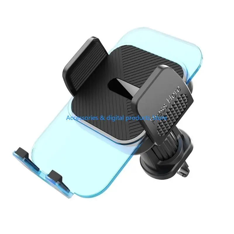 77JD Universal 360 Rotación Interior del coche Soporte navegación para teléfono móvil Soporte cuna