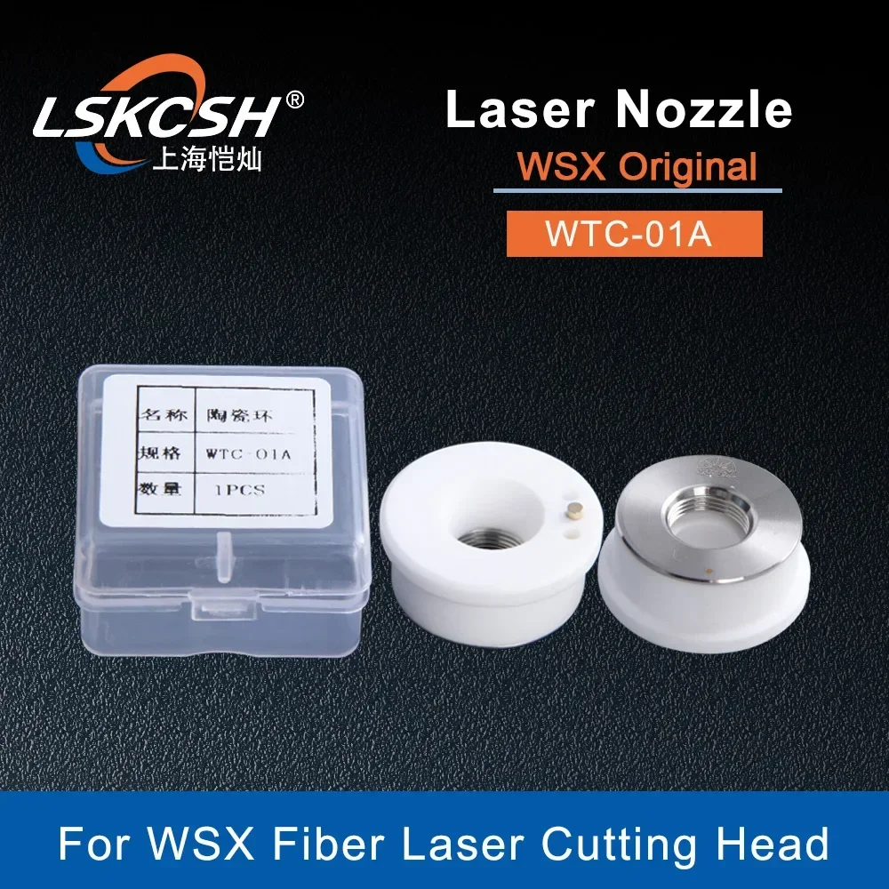 Wsx suporte de bico cerâmico original d28 m11 fibra laser cerâmica para laser de fibra wsx WTC-01A cerâmica laser original