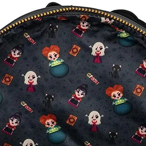 Disney Hocus Pocus Sanderson Sisters Double Strap Shoulder Bag Purse Mini Backpacks Stitch Fashion Leather Backpack Baby Bags