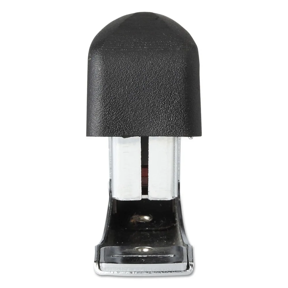 20-Sheet Hand-Held Stapler with Anchor Hole, Chrome/Black for Office Use