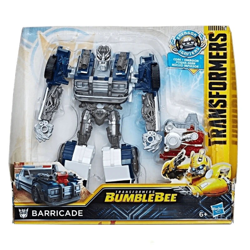 In Stock Movie Bumblebee US Version Energy Activated Nitro Roadblock Action Anime Collectible Figure Birthday Gift