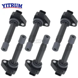 6PCS/Set 30520P8EA01 Ignition Coil For Honda Accord Odyssey Civic Pilot Ridgeline Acura CL TL RL MDX V6 L4 30520RCAA02 UF242
