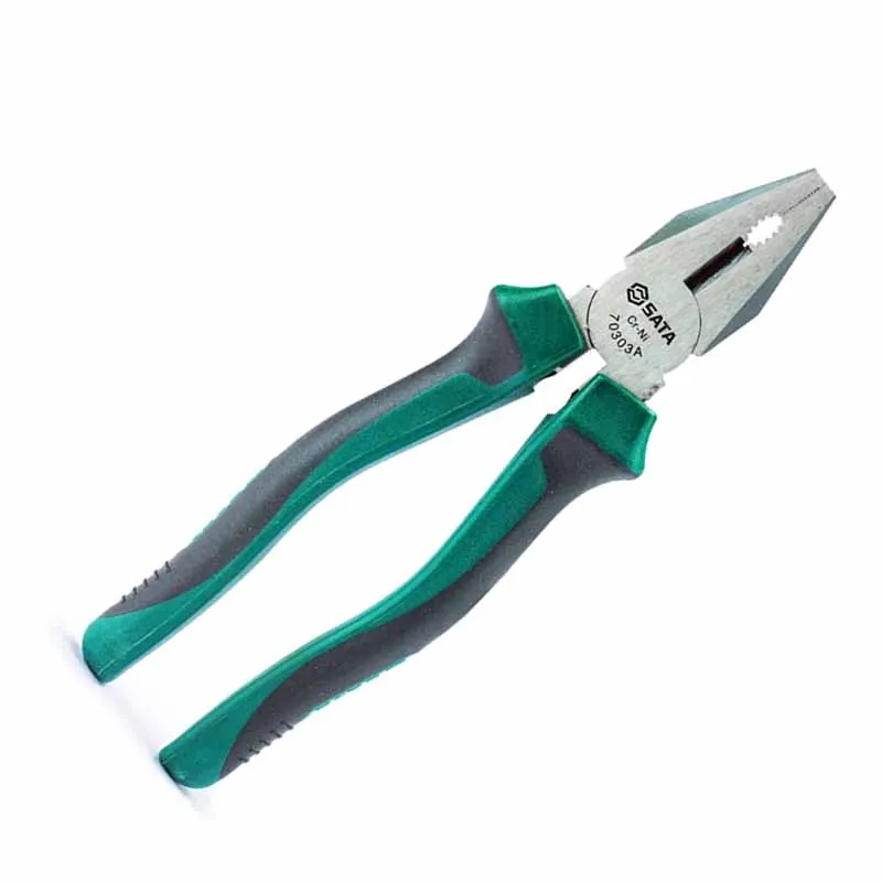 SATA 70303A Wire Pliers 8 Inch Sharp Blade Cut Flat High Quality Materials And Precision Craftsmanship Extend Service Life