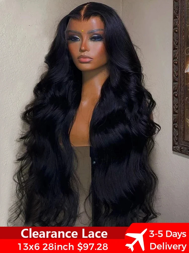 Wig 13x4 13x6 Lace Frontal Body Wave transparan renda depan rambut manusia Wig Brasil prepked Water Wave Lace Wig untuk wanita