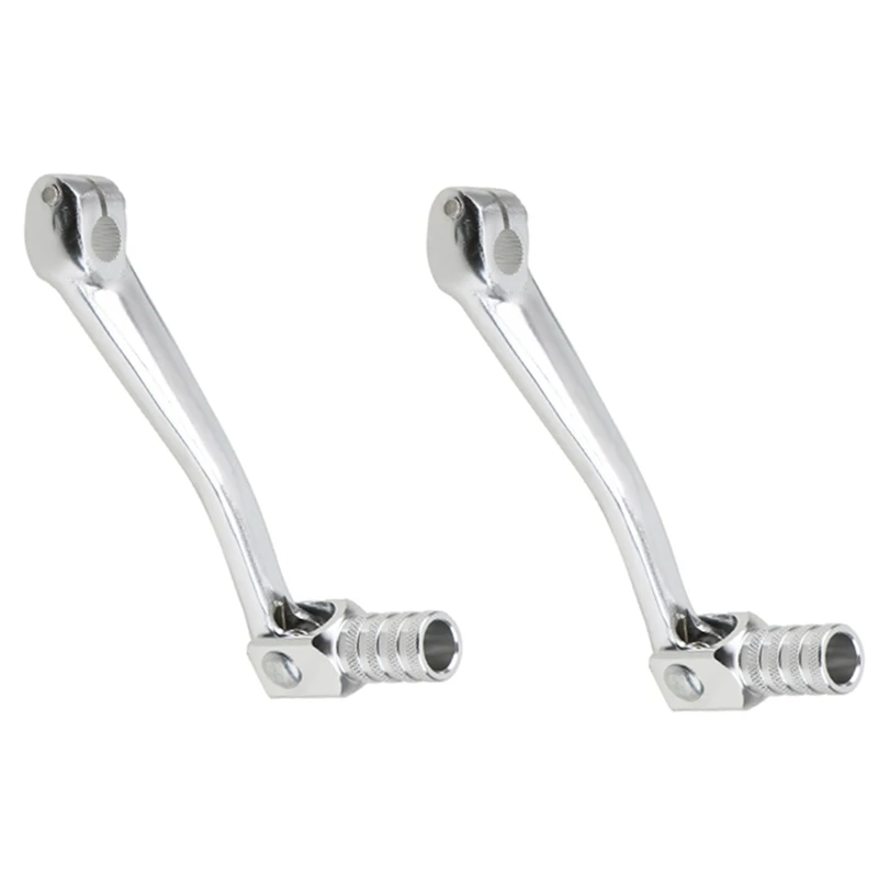 

2X Motorcycle Engine Start Lever Gear Lever Start Pedal For NC250 KAYO T6 K6 BSE J5 M2 M4 TT-250R SHR KEWS K16 X7 Silver