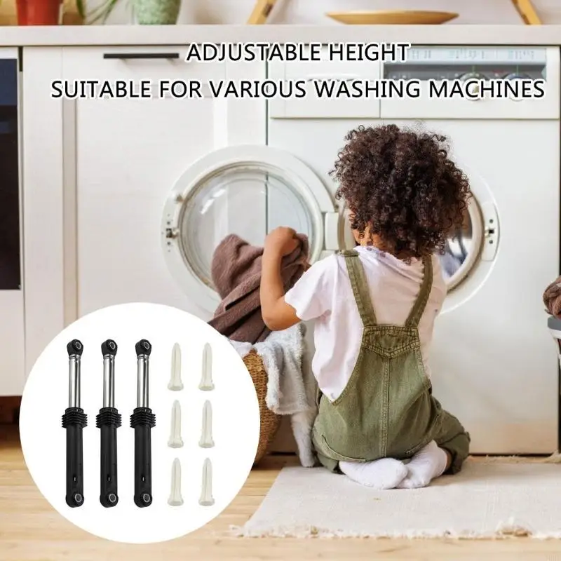 J6PE Washing Machine Stabilizer Set Noise Reducing Support Rods Washer Shock Absorbers