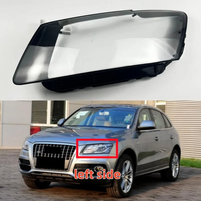 For Audi Q5 2010 2011 2012 2013 2014 2015 2016 2017 Car Headlamp Lens Replacement Headlight Shell Cover Headlight Glass