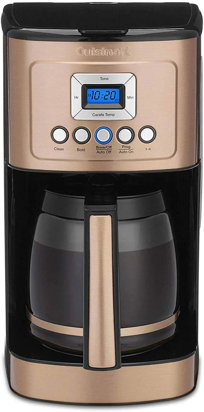 DCC-3200CP PerfecTemp Programmable Coffeemaker with Glass Carafe, 14 Cup Glass Carafe