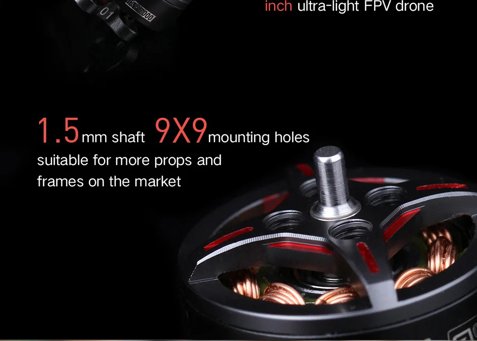 T-MOTOR F1203 Fpv Racing Drone T-HOBBY Motor 2-3S KV7000 Brushless Motor