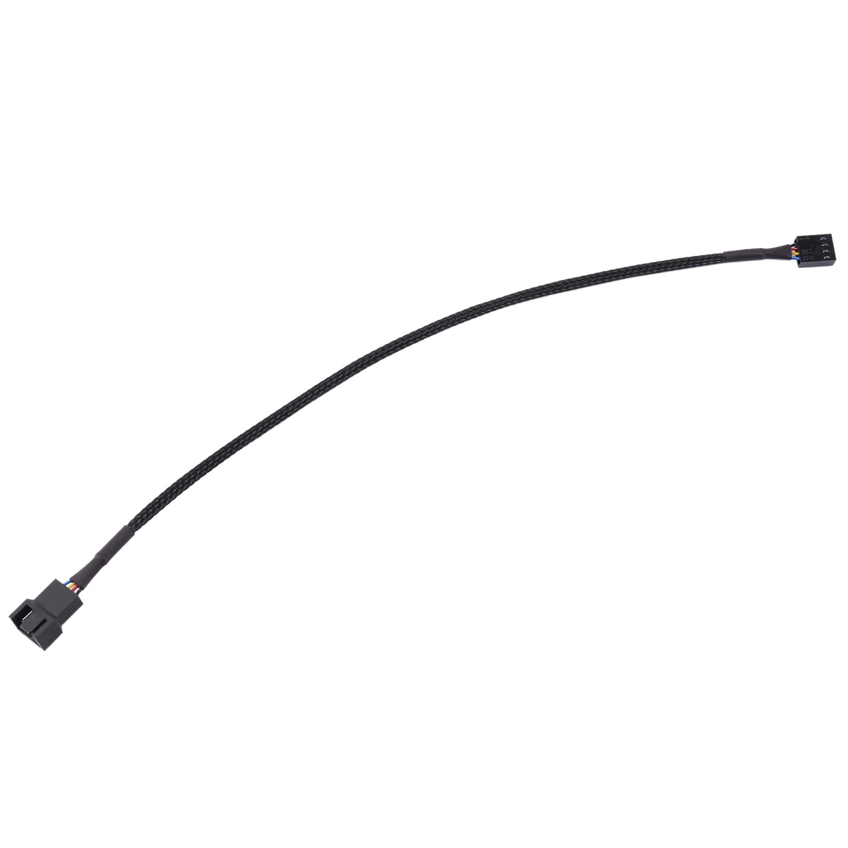 10PCS 4 Pin PWM Fan Extension Power Cable Connector Case Male to Female Extending Cables Compatible with 4 Pin/3Pin Fan