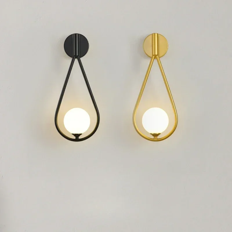Modern Simple Bedroom Living Room Hotel Aisle Bedside Corridor Wall Lamp