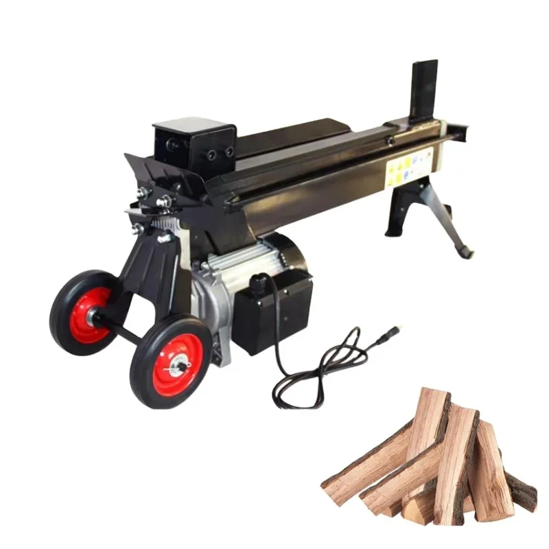 

7-тонный мобильный электрический дровокол, эффективный для внутренних и мастерских дров, высокопроизводительный станок для резки древесины