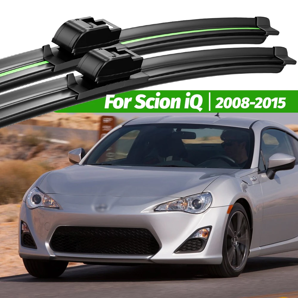 

For Toyota Scion iQ 2008-2015 2pcs Front Windshield Wiper Blades 2009 2010 2011 2012 2013 2014 Windscreen Window Accessories