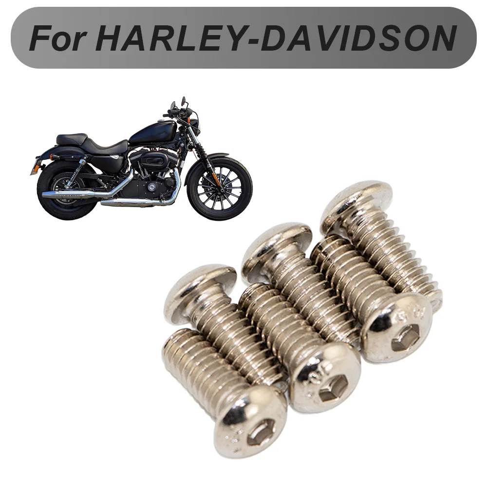 Tornillos de cubierta de borde de embrague de acero inoxidable aptos para Harley Davidson Touring Trike CVO Road Glide Road King Street Glide