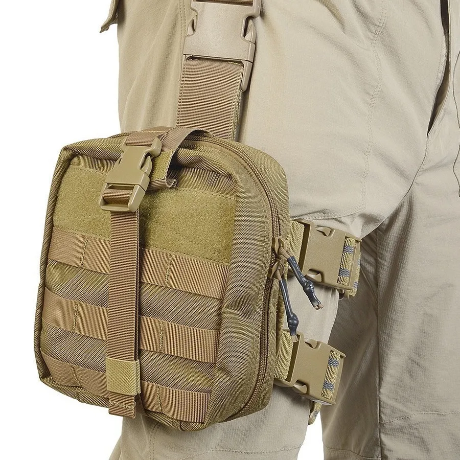 مجموعة أدوات ربط الساق والخصر للرياضات الخارجية، حقيبة أدوات ربط الساق متعددة الوظائف، حقيبة معلقة للخصر والساق سريعة التحرير #6