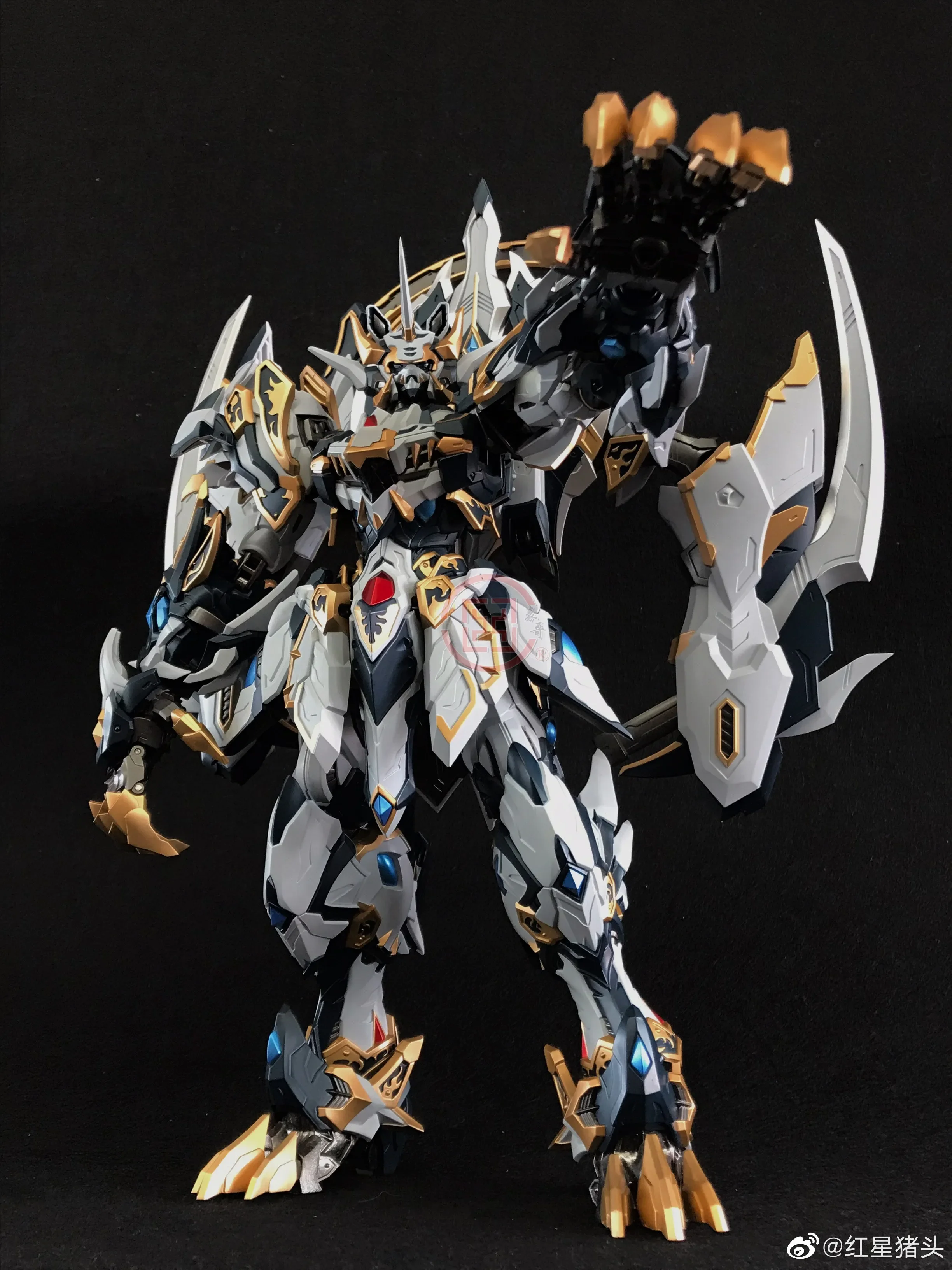 Comic Club In-Stock Zen Of Collectible Cangdao Model Cd-02 Cd02 Mb Metal Build 1/72 White Tiger Alloy Robot Action Figure Toy