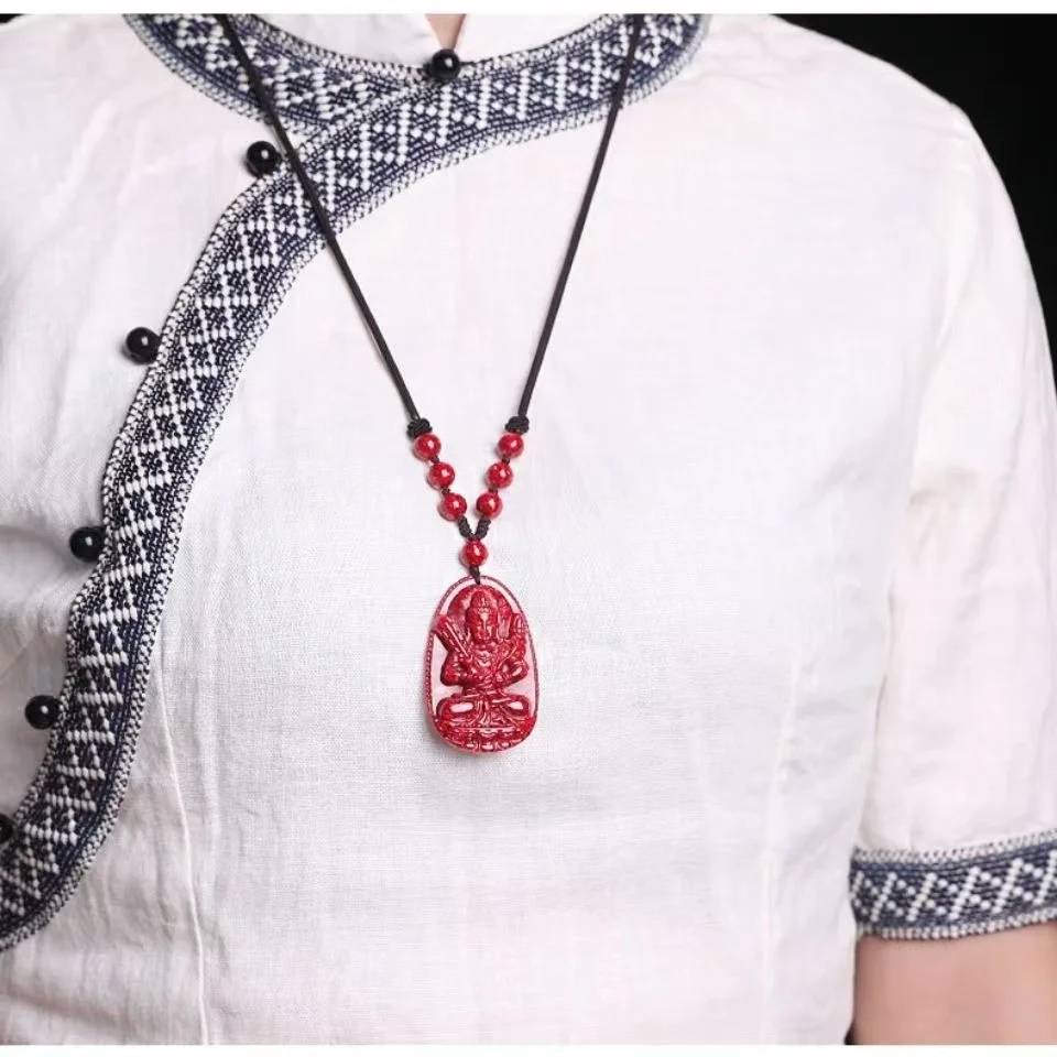 New Product Zodiac Crystal Sand Pendant Jewelry Transparent Zodiac Eight Guardian Rope Necklace