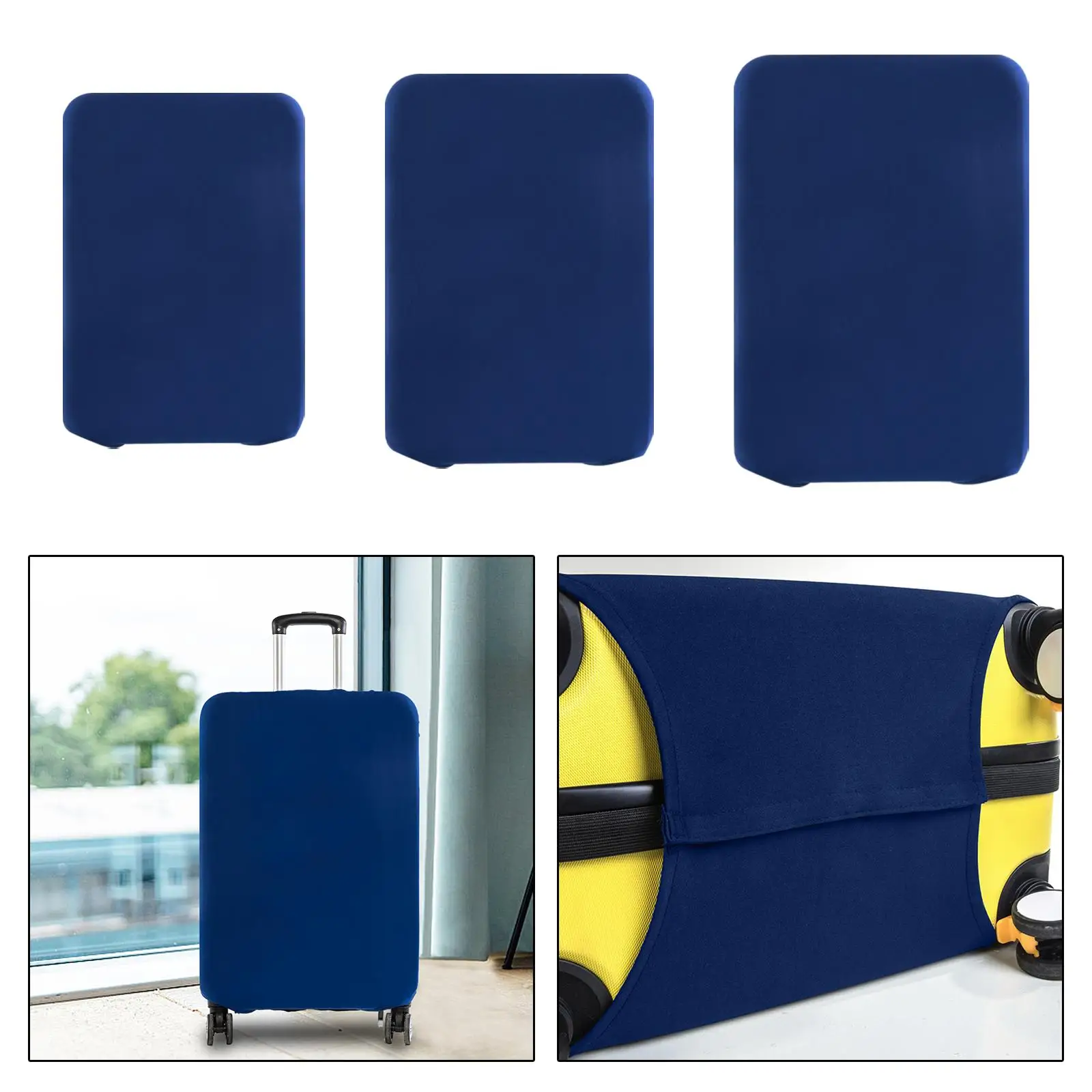 Suitcase Protective Cover Luggage Cover Scratch Resistant Elastic Luggage Storage Covers Suitcase Protector for Holiday Vacation