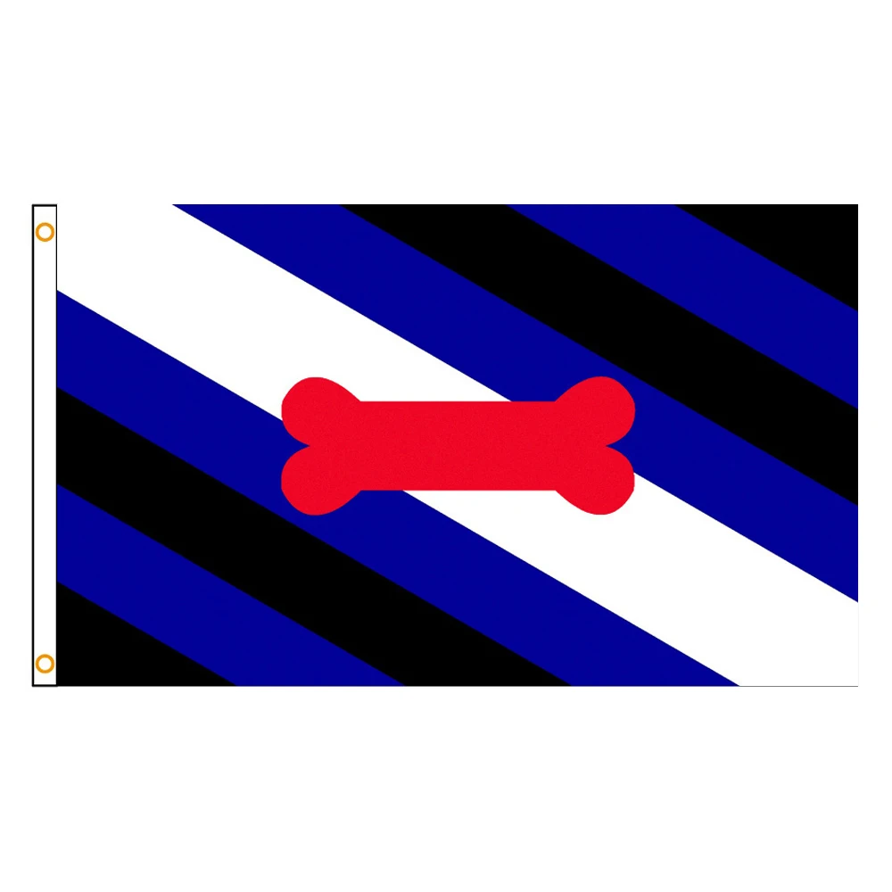 3×5Ft Puppy Pride Flag Polyester Printed Banner Tapestry For Decor