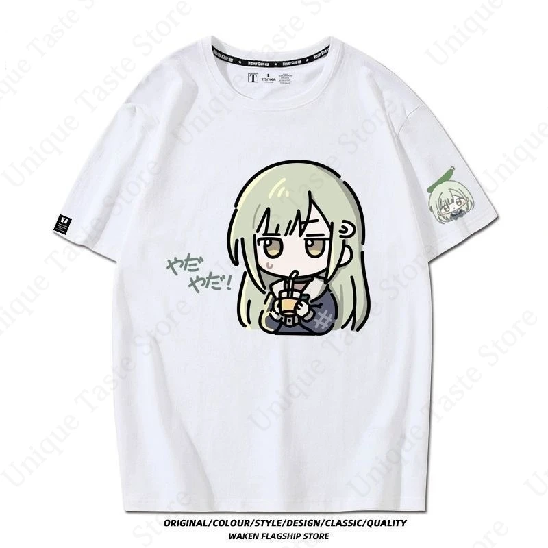 ‌BanG Dream! Ave Mujica T Shirt Wakaba Mutsumi Merch Cartoon Print T-shirt Men Women Summer Cotton Soft Short Sleeve Tee Tops
